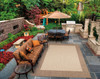 Couristan Recife Checkered Field Natural/cocoa Indoor/outdoor Area Rugs