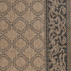 Couristan Recife Garden Lattice Cocoa/black Indoor/outdoor Area Rugs