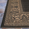 Couristan Recife Antique Medallion Black/cocoa Indoor/outdoor Area Rugs