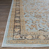 Couristan Zahara Farahan Amulet Light Blue/black Indoor Area Rugs