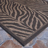 Couristan Recife Zebra Black/cocoa Indoor/outdoor Area Rugs