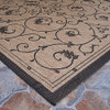 Couristan Recife Veranda Cocoa/black Indoor/outdoor Area Rugs