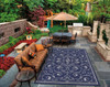 Couristan Recife Veranda Ivory/indigo Indoor/outdoor Area Rugs