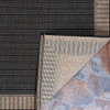Couristan Recife Wicker Stitch Black/cocoa Indoor/outdoor Area Rugs