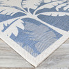 Couristan Monaco Coastal Floral Ivory/sapphire Indoor/outdoor Area Rugs