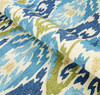 Couristan Covington Delfina Azure/lemon Indoor/outdoor Area Rugs