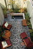 Couristan Dolce Maasai Noir Indoor/outdoor Area Rugs