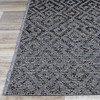 Couristan Monaco Pavers Black Indoor/outdoor Area Rugs