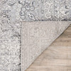 Couristan Brocatelle Belle Fleur Silver Indoor Area Rugs