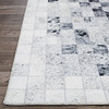 Couristan Prairie Hygee Blocks Coal/ice Caps Indoor Area Rugs