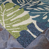 Couristan Covington Monstera Cream/multi Indoor/outdoor Area Rugs