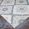 Couristan Dolce Brindisi Ivory/confederate Grey Indoor/outdoor Area Rugs