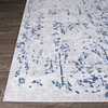 Couristan Calinda Kingsbury Steel Blue/ivory Indoor Area Rugs