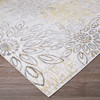 Couristan Calinda Summer Bliss Gold/silver/ivory Indoor Area Rugs
