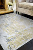 Couristan Calinda Grand Damask Gold/silver/ivory Indoor Area Rugs
