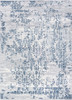 Couristan Calinda Samovar Steel Blue/ivory Indoor Area Rugs