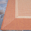 Couristan Recife Stria Texture Natural/terra Cotta Indoor/outdoor Area Rugs
