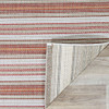 Couristan Monaco Marbella Coral/ivory/pewter Indoor/outdoor Area Rugs