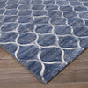 Couristan Easton Ogee Dusk Blue Indoor Area Rugs