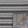 Couristan Veranda Havasu Stripe Grey/coal Indoor/outdoor Area Rugs