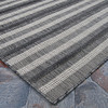 Couristan Veranda Havasu Stripe Grey/coal Indoor/outdoor Area Rugs