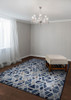 Couristan Easton City Bricks Graffiti Blue Indoor Area Rugs