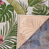 Couristan Dolce Flowering Fern Ivory/hunter Green Indoor/outdoor Area Rugs