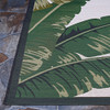 Couristan Dolce Palm Lily Huntr Green/ivory Indoor/outdoor Area Rugs