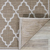 Couristan Monaco Ocean Port Taupe/sand Indoor/outdoor Area Rugs