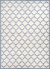 Couristan Marina Garden Gate Oyster/slate Blue Indoor Area Rugs