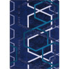 First Take Double Helix Violet Area Rugs