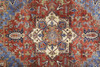 Feizy 39AHFBLU Percy Machine Made Rust / Blue Area Rugs