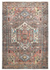 Feizy 39AJFGRY Percy Machine Made Pink / Gray Area Rugs