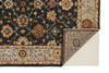 Feizy 6500FCHL Carrington Hand Knotted Black / Gold Area Rugs