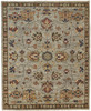 Feizy 6503FGGY Carrington Hand Knotted Gray / Gold Area Rugs
