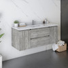 Fresca Formosa 48" Wall Hung Modern Bathroom Cabinet W/ Top & Sink In Ash - FCB31-122412ASH-CWH-U