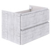 Fresca Formosa 53" Wall Hung Modern Bathroom Cabinet In Rustic White - FCB31-123012RWH