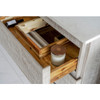 Fresca Formosa 46" Wall Hung Double Sink Modern Bathroom Cabinet In Ash - FCB31-2424ASH