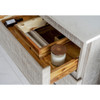 Fresca Formosa 48" Wall Hung Double Sink Modern Bathroom Cabinet W/ Top & Sinks In Ash - FCB31-2424ASH-CWH-U