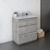 Fresca Formosa 29" Floor Standing Modern Bathroom Cabinet In Ash - FCB3130ASH-FC