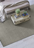 KAS Rugs Porto 1224 Grey  Heather Herringbone Hand-woven Area Rugs