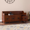 Jolene 4-drawer Storage Bench - Brown