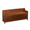 Jolene 4-drawer Storage Bench - Brown