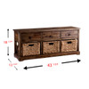 Jayton Storage Bench