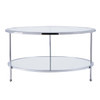 Risa Cocktail Table - Glam Style - Chrome