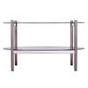 Glendwald Round Cocktail Table W/ Glass Top