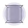Glendwald Round Cocktail Table W/ Glass Top