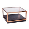 Lexina Glass-top Cocktail Table