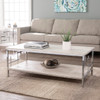 Freston Faux Marble Cocktail Table