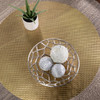 Judmont Round Cocktail Table W/ Embossed Top